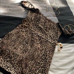 Guess Jeans leopard print dress